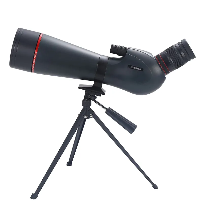 Telescópio monocular de 20-60x80ed com retículo Rangefinder